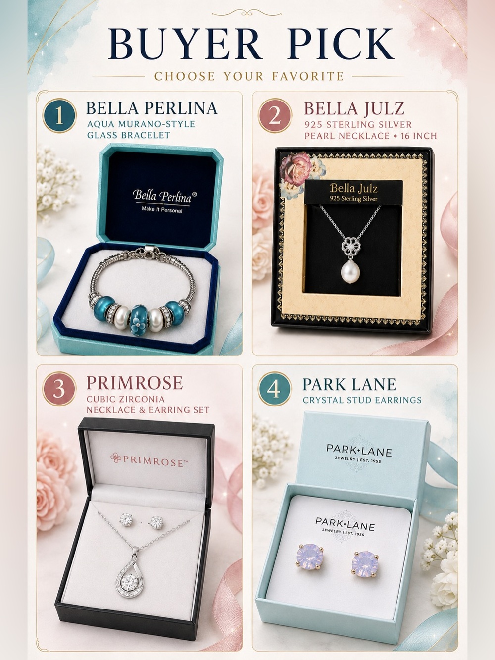Buyer pick: Vintage or Trend Boxed Jewelery